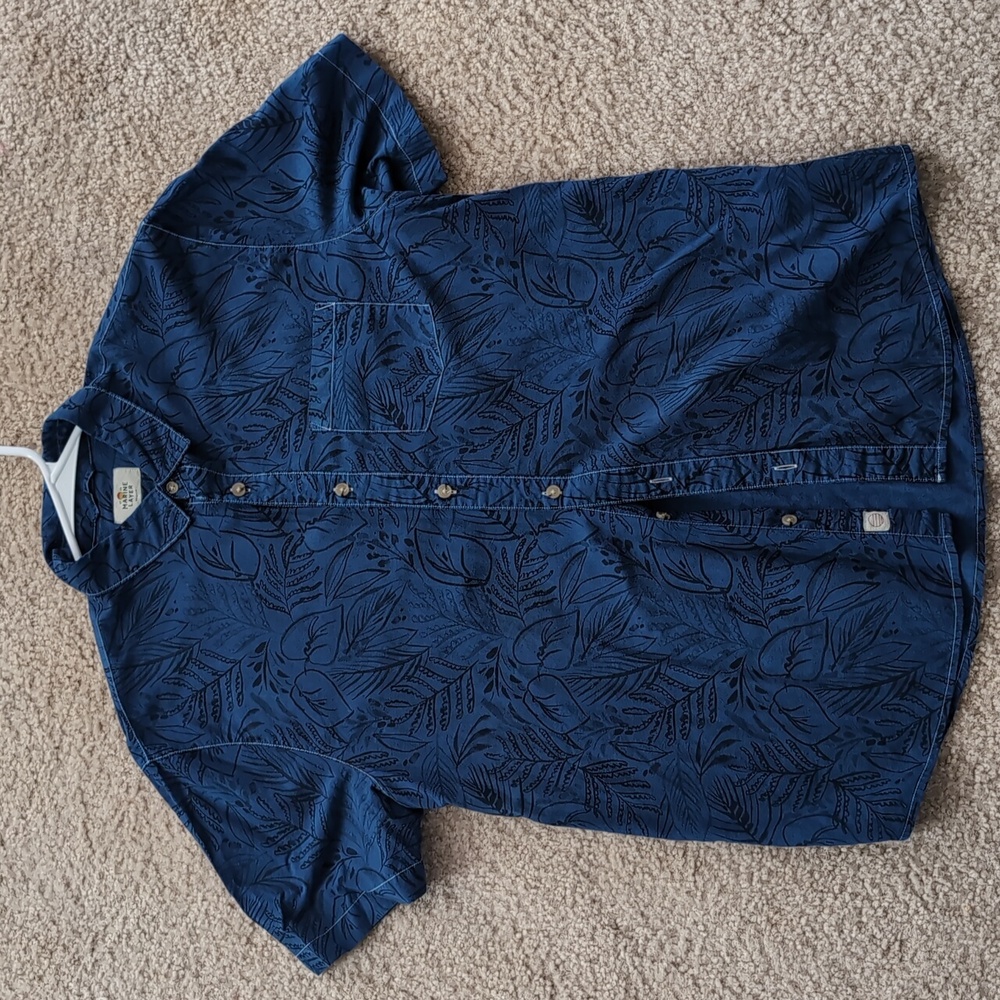 Marine Layer camp collar shirt sleeve shirt